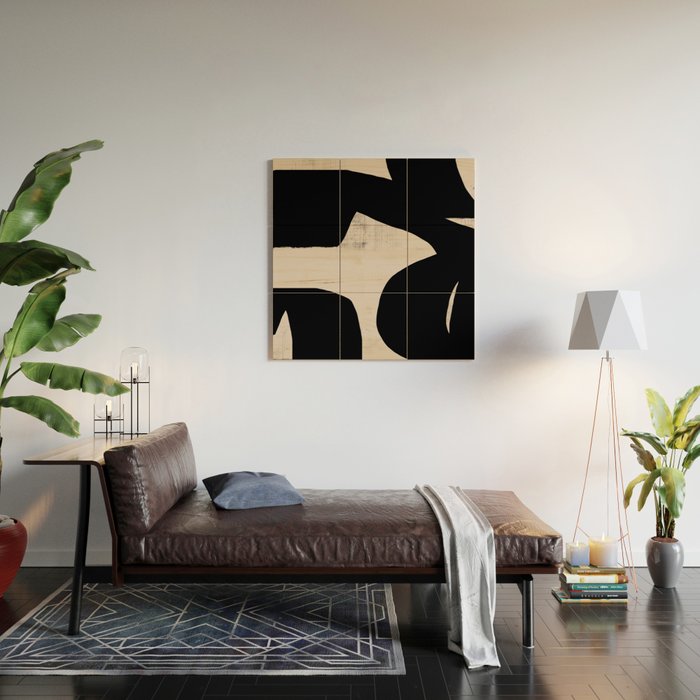 Abstract Painting Part3 Wood Wall Art Gallery Image 2