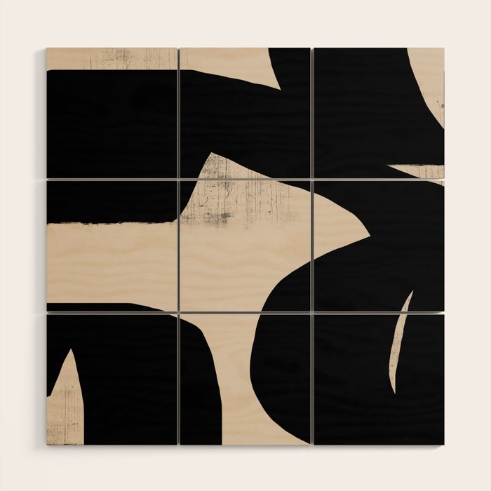 Abstract Painting Part3 Wood Wall Art Gallery Image 1