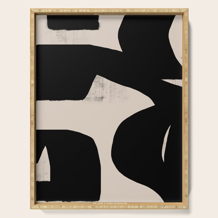Abstract Painting Part3 Serving Tray Gallery Image 1