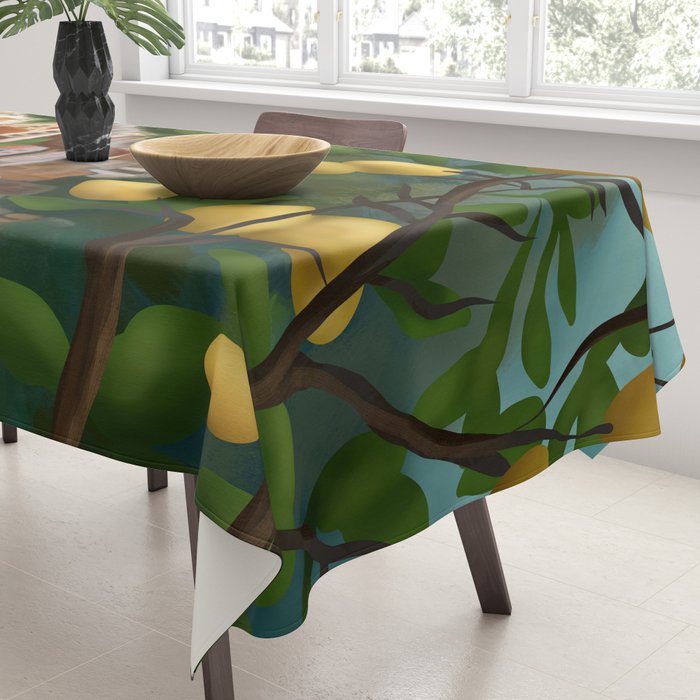 Amalfi Sunshine Grove Tablecloth Gallery Image 3