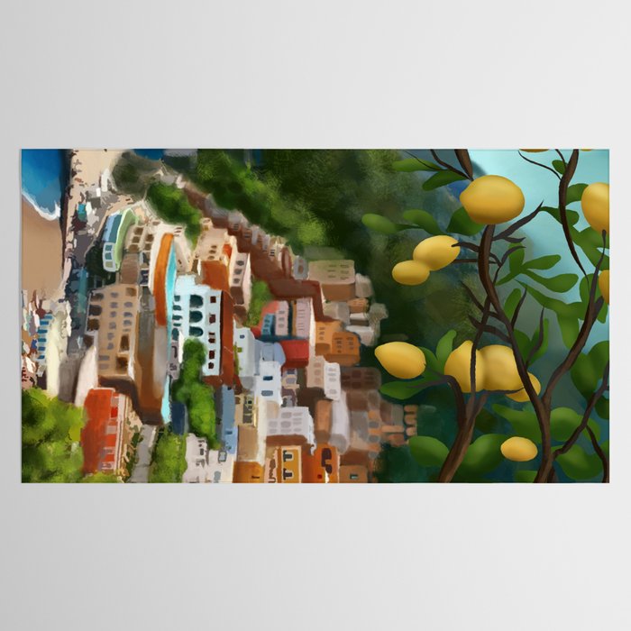 Amalfi Sunshine Grove Tablecloth Gallery Image 2