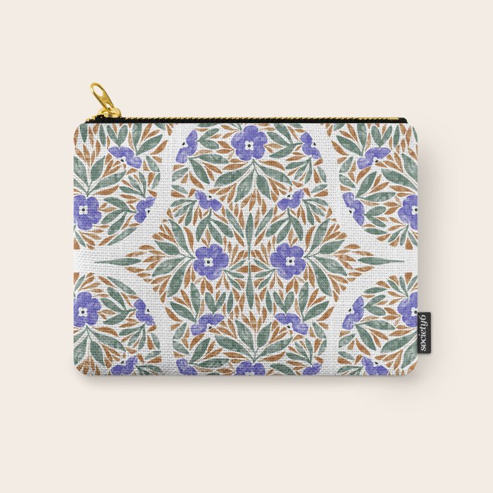 Elegant Flora Artistry Carry All Pouch Gallery Image 1