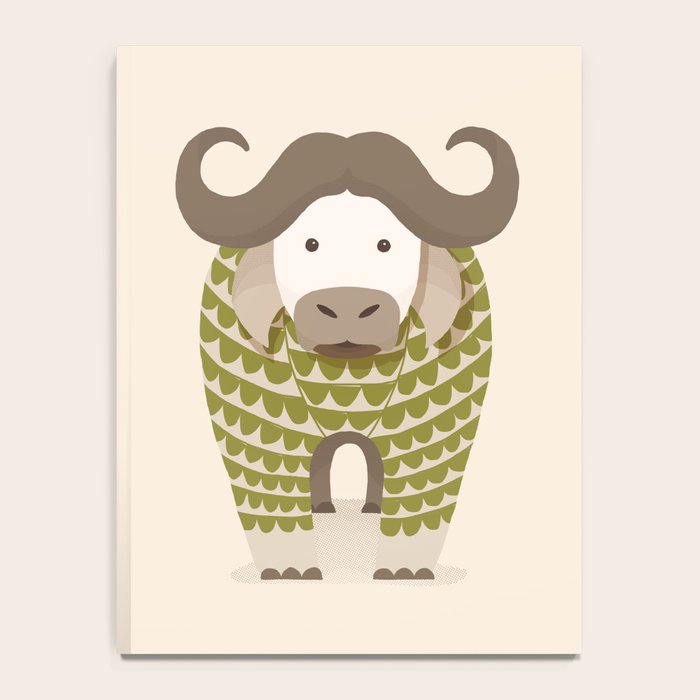 Whimsical Cape Buffalo Notebook Gallery Image 4