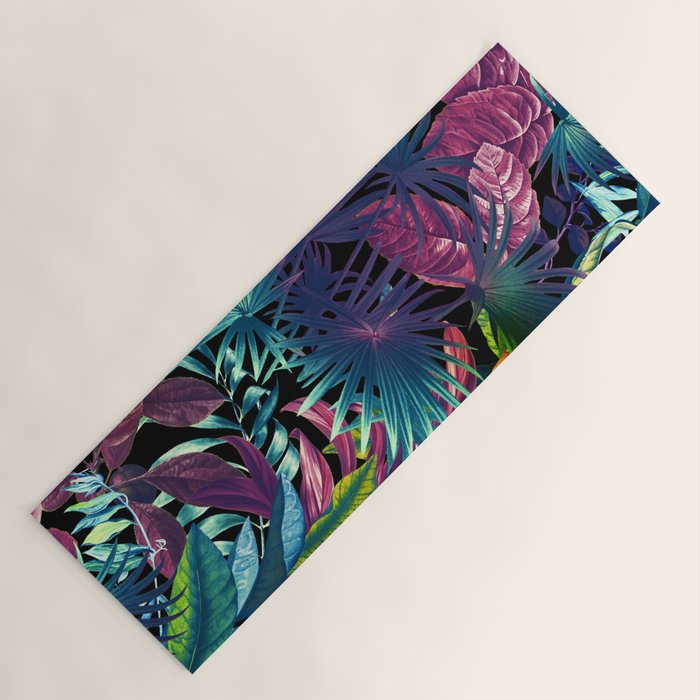 Tropical Garden XV - Night Yoga Mat Gallery Image 1