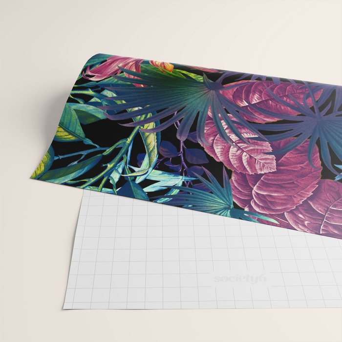 Tropical Garden XV - Night Wrapping Paper Gallery Image 2