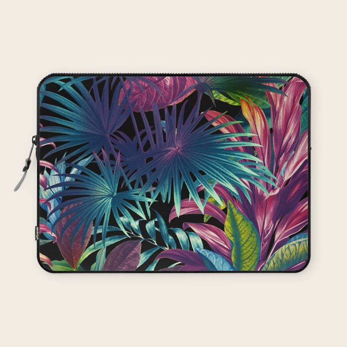 Tropical Garden XV - Night Laptop Sleeve Gallery Image 1