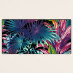 Tropical Garden XV - Night Desk Mat Gallery Image 3