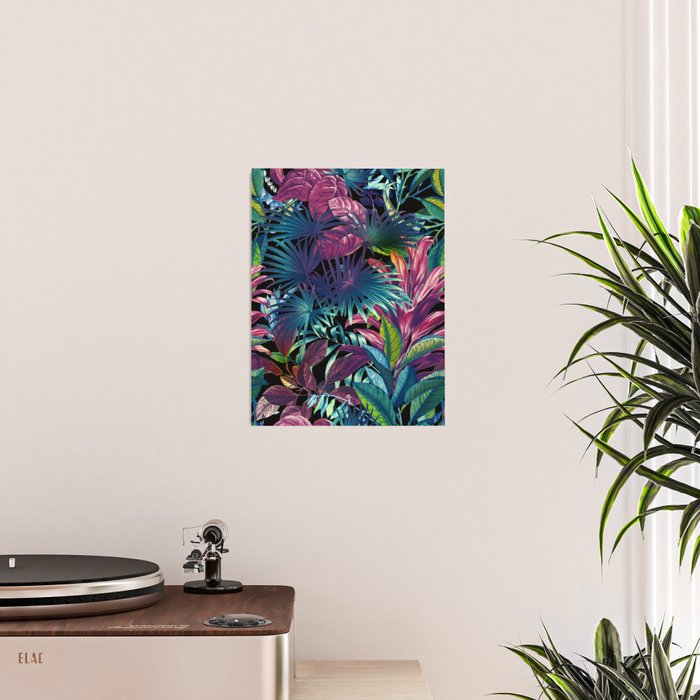 Tropical Garden XV - Night Poster Gallery Image 2