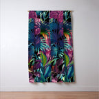 Tropical Garden XV - Night Window Curtain Gallery Image 3