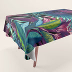 Tropical Garden XV - Night Tablecloth Gallery Image 1