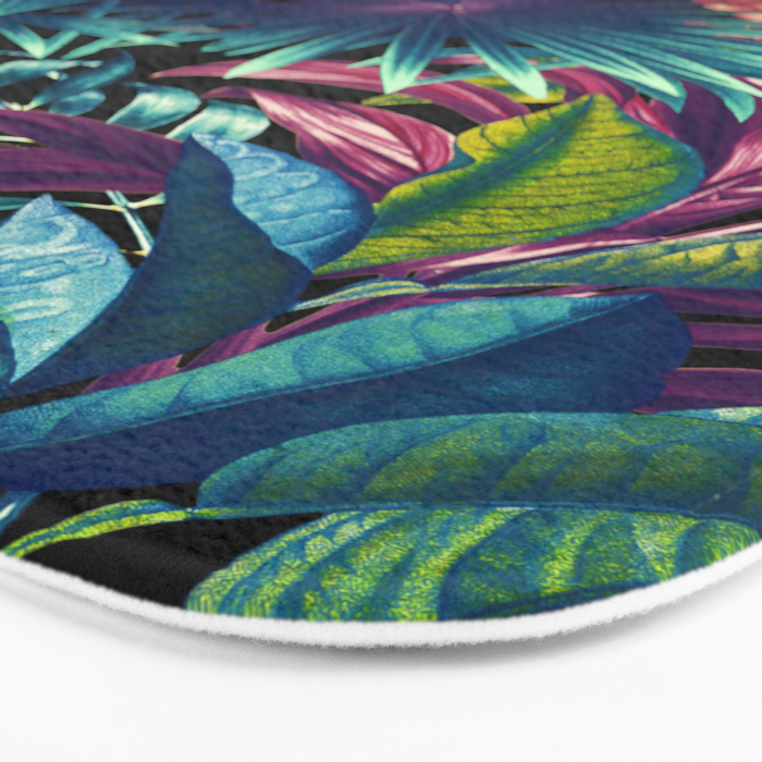 Tropical Garden XV - Night Bath Mat Gallery Image 3