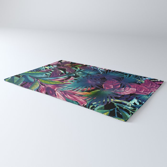 Tropical Garden XV - Night Rug Gallery Image 3