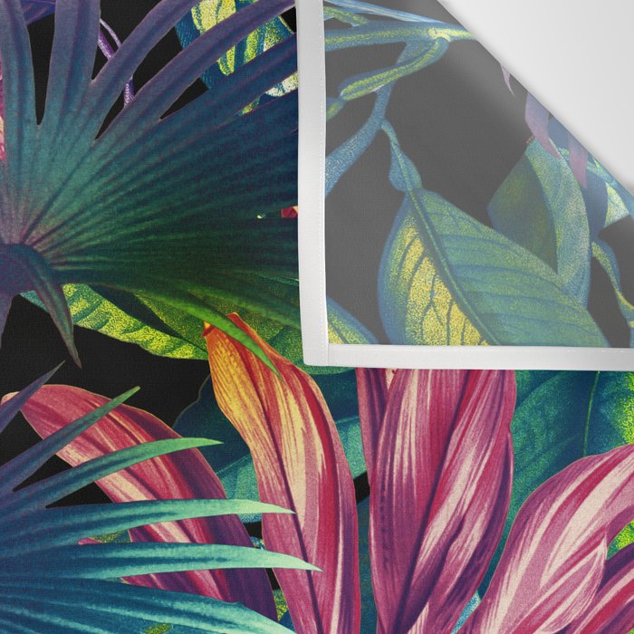 Tropical Garden XV - Night Wall Tapestry Gallery Image 3