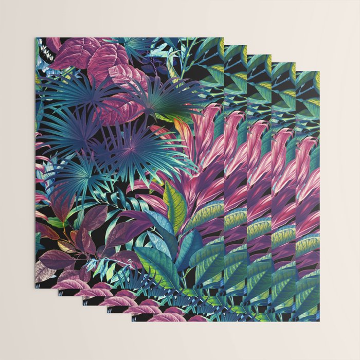 Tropical Garden XV - Night Wrapping Paper Gallery Image 3