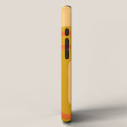 Palm Springs Mid Mod Abstract Tangerine Orange and Mustard Ochre iPhone Case Gallery Image 2