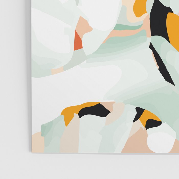 abstraction study in pastels Poster Gallery Image 3
