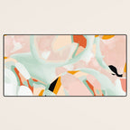 abstraction study in pastels Desk Mat Gallery Image 3