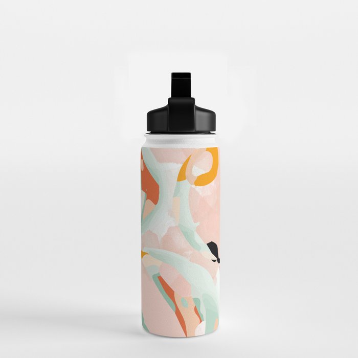 abstraction study in pastels Water Bottle Gallery Image 2