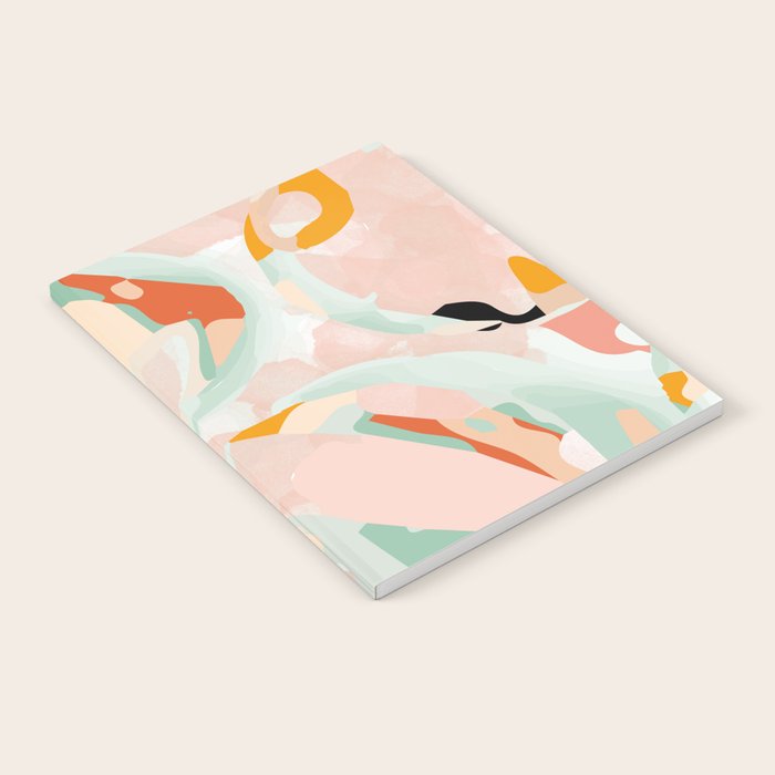 abstraction study in pastels Notebook Gallery Image 1