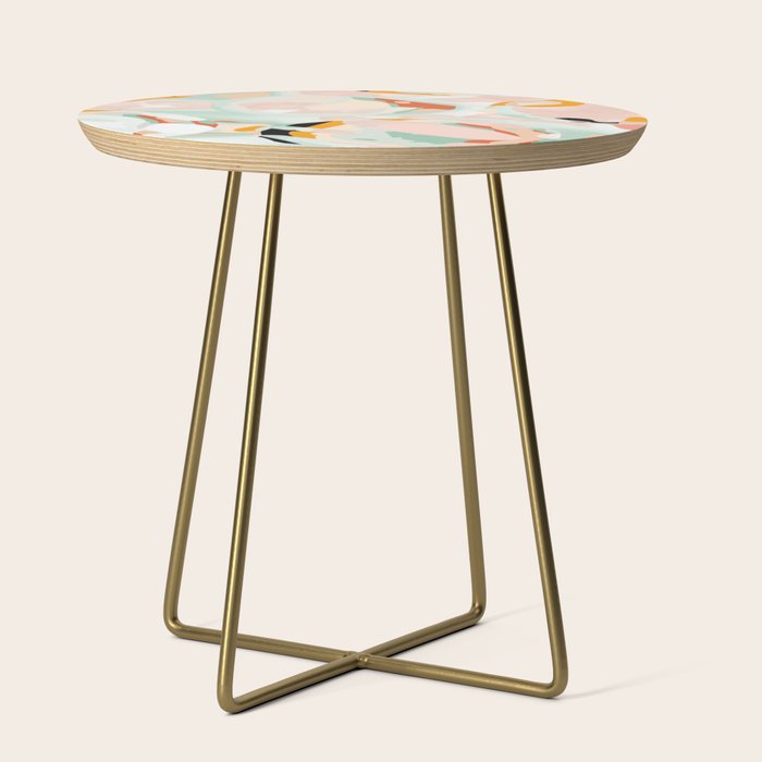 abstraction study in pastels Side Table Gallery Image 1