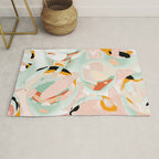 abstraction study in pastels Rug Gallery Image 1