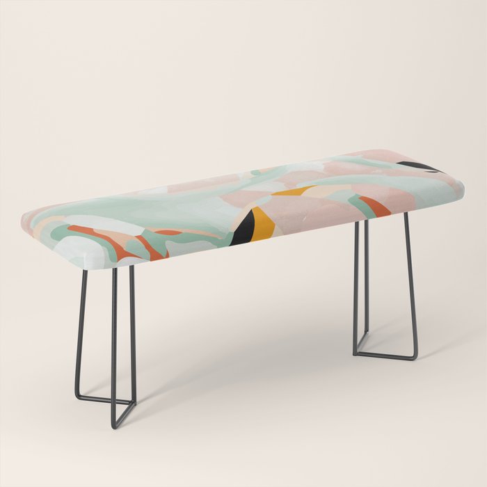 abstraction study in pastels Bench Gallery Image 1