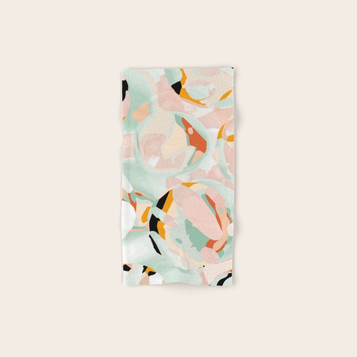 abstraction study in pastels Bath Towel Gallery Image 1