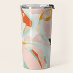 abstraction study in pastels Travel Mug Gallery Image 2