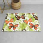 Ferns and Butterflies Rug Gallery Image 1