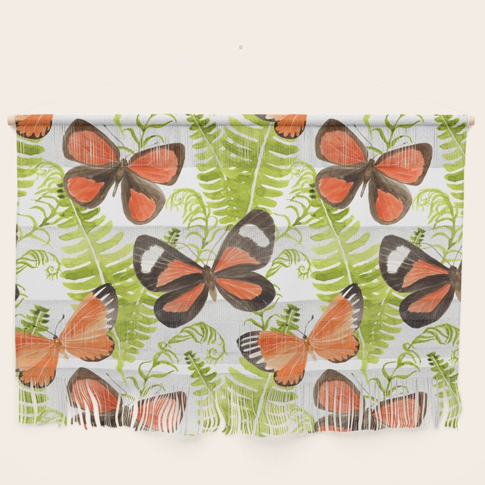 Ferns and Butterflies Wall Hanging Gallery Image 1