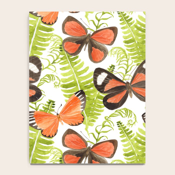 Ferns and Butterflies Notebook Gallery Image 4
