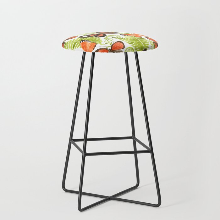 Ferns and Butterflies Stool Gallery Image 1
