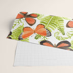 Ferns and Butterflies Wrapping Paper Gallery Image 2