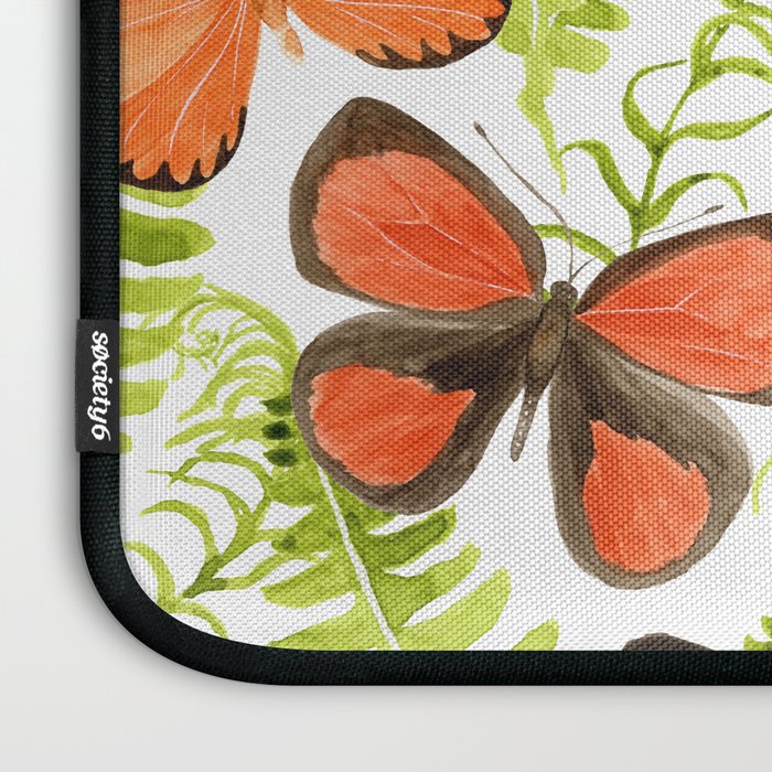 Ferns and Butterflies Laptop Sleeve Gallery Image 3