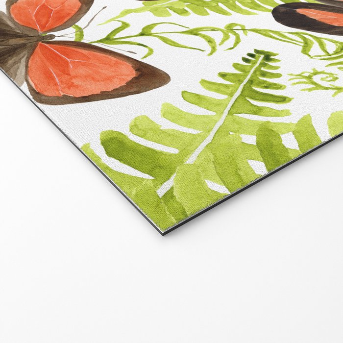 Ferns and Butterflies Welcome Mat Gallery Image 2