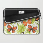 Ferns and Butterflies Laptop Sleeve Gallery Image 2