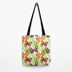 Ferns and Butterflies Tote Bag Gallery Image 2
