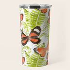 Ferns and Butterflies Travel Mug Gallery Image 1