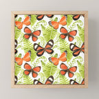 Ferns and Butterflies Mini Art Print Gallery Image 1