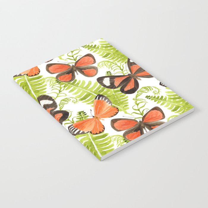 Ferns and Butterflies Notebook Gallery Image 1