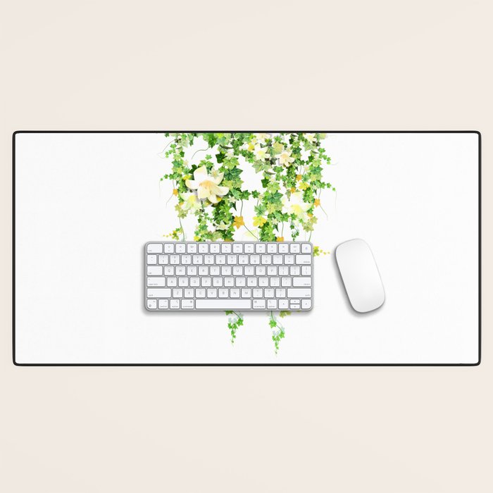 Watercolor Ivy Desk Mat Gallery Image 1