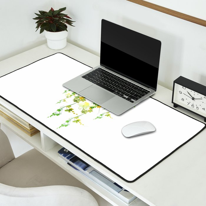 Watercolor Ivy Desk Mat Gallery Image 2