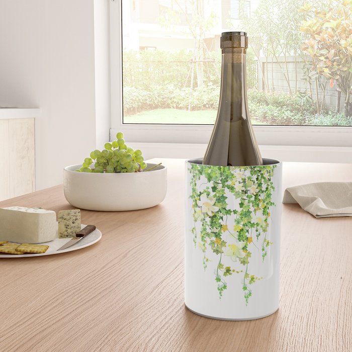 Watercolor Ivy Wine Chiller Gallery Image 4