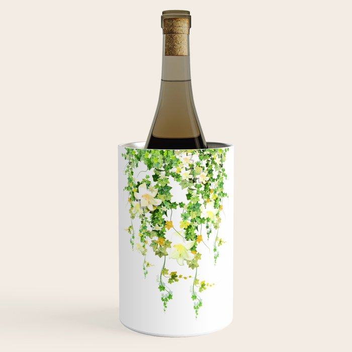 Watercolor Ivy Wine Chiller Gallery Image 1