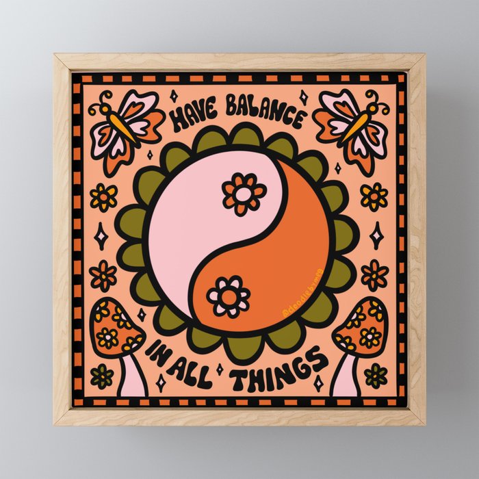 Have Balance Mini Art Print Gallery Image 1