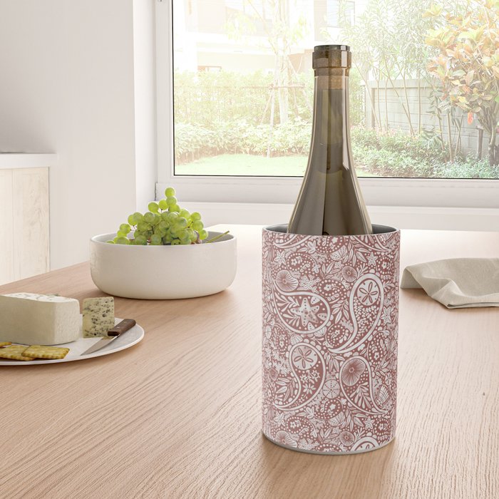 Underwater Paisley Elegance Wine Chiller Gallery Image 4