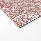 Underwater Paisley Elegance Welcome Mat Gallery Image 2