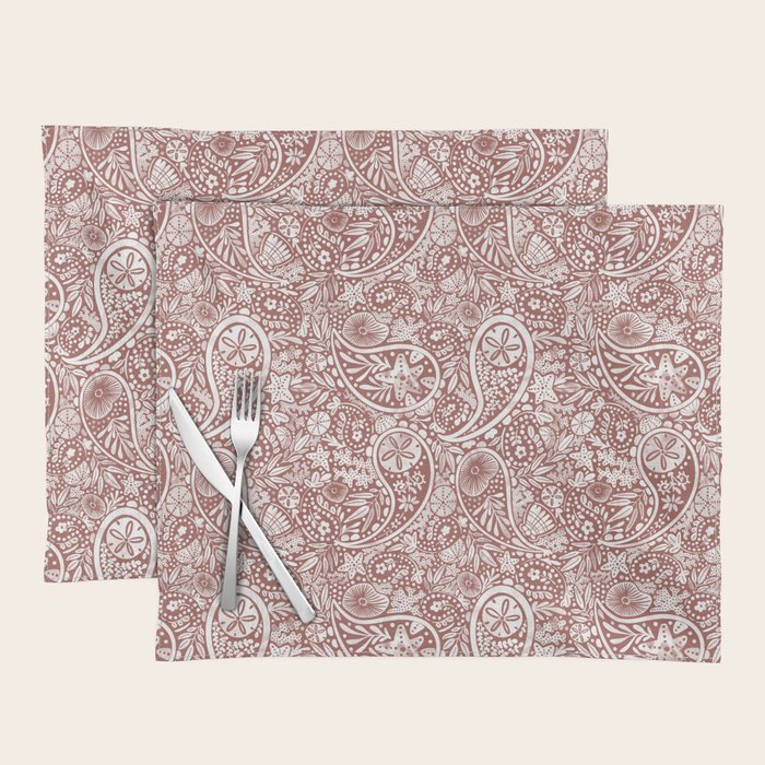 Underwater Paisley Elegance Placemat Gallery Image 1