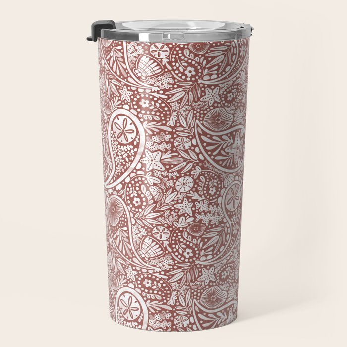Underwater Paisley Elegance Travel Mug Gallery Image 3