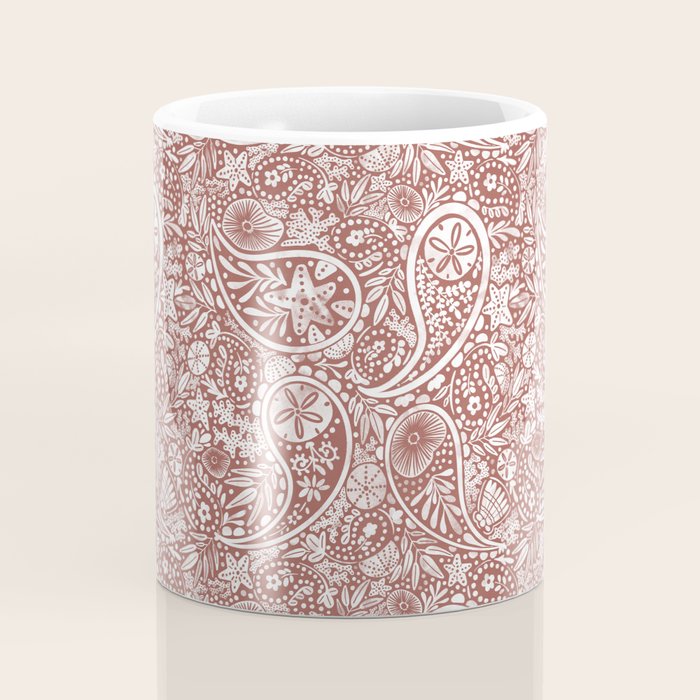 Underwater Paisley Elegance Coffee Mug Gallery Image 4